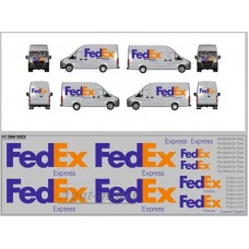 Набор декалей Газель некст Курьерская служба FedEx (200х70)
