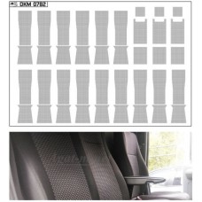 0782DKM-МПФ Набор декалей Декор для сидений Газель некст (серый) (95х65)