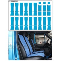 0783DKM-МПФ Набор декалей Декор для сидений Газель некст (голубой) (95х65)
