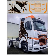 Набор декалей Декор для кабин камский грузовик 54901 вариант 1 (200х65)