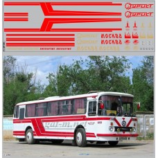 0121DKP-МПФ Набор декалей ЛАЗ-699 вариант 2 (100х290)