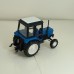 Трактор МТЗ-82 пластик двух цветный, сине-черный