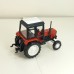 Трактор МТЗ-82 пластик двух цветный, красно-черный