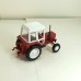 Трактор МТЗ-82 металл с пластмассовой кабиной, красный