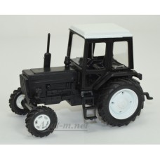 Трактор МТЗ-82 Люкс пластик, двух цветный черно-белый