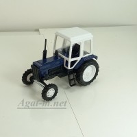 160210-МЛП Трактор МТЗ-82 металл-пластик, синий