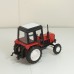 Трактор МТЗ-82 металл-пластик, красный/черный