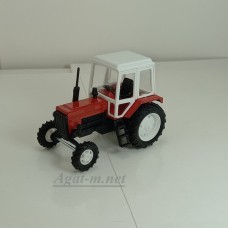 160211-МЛП Трактор МТЗ-82 металл-пластик, красный