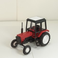 160212-МЛП Трактор МТЗ-82 пластик-металл, красный