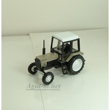 Трактор МТЗ-82 "Люкс-2" (металл, золотой песок, с белой кабиной)
