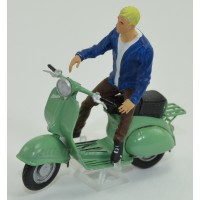 1motoartem-МС Мотоциклист Артем (для Воход-3М) коричневые штаны и синяя куртка
