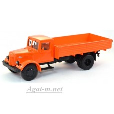 10015-1-АИСТ МАЗ-200 грузовик бортовой, оранжевый