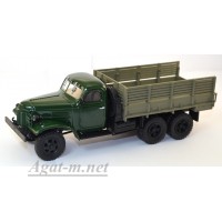 10055-1-АИСТ ЗИС-151 грузовик бортовой зеленый/коричневый