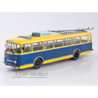 103566-АИСТ Skoda-9TR троллейбус, синий/желтый
