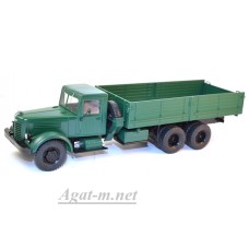 ЯАЗ-210 грузовик бортовой, темно-зеленый