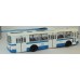 ЗИУ-682Б троллейбус бело-голубой (рабочие штанги) 