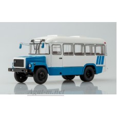 Пригородный автобус КАвЗ-3976, бело-голубой