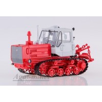 8010-ССМ Т-150 трактор гусеничный, красный/белый