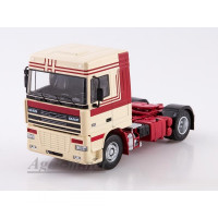 1563-ССМ DAF 95XF 430 седельный тягач, бежевый/красный