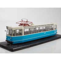 4063-ССМ Трамвай ЛМ-68 (бело-голубой)