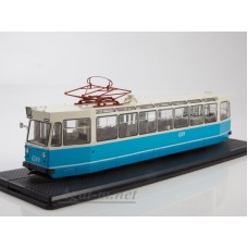 4063-ССМ Трамвай ЛМ-68 (бело-голубой)