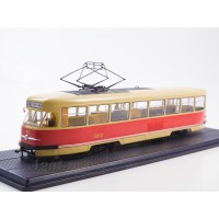 4070-ССМ Трамвай Tatra-T2, красный/желтый