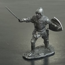 12KN-РОН Французский рыцарь Жан Дэ Креки. Битва при Азенкуре.1415 г.