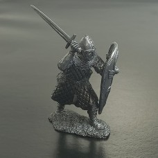 Нормандский рыцарь в бою, XI век.