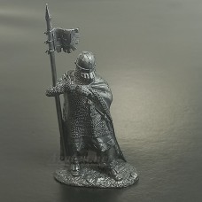 5084-ПУБ Шведский рыцарь со знаменем, XIII в.