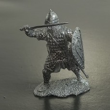 5168Б-ПУБ Новгородский знатный воин с мечом, XIII век.