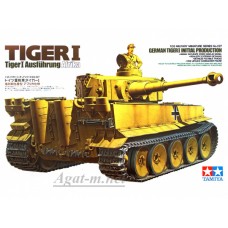 35227-ТАМ Немецкий танк TIGER I первая версия, с фигурой командира