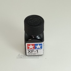 XF-1 Flat Black (Черная матовая) краска эмалевая, 10мл