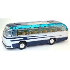 001В-УЛТ ЛАЗ-695 пригородный автобус, синий/белый