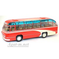 002ВR-УЛТ ЛАЗ-695 автобус городской "Фестивальный", красный