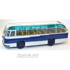 004ВВ-УЛТ ЛАЗ-695Б автобус городской "Ультрамарин", темно-синий/белый