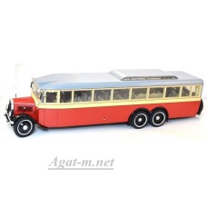 ЯА-2 автобус ЯАЗ 1934г., красный