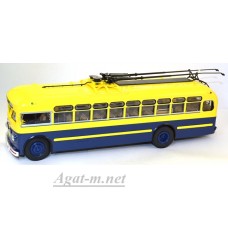2/2А-УЛТ МТБ-82Д троллейбус (ЗИУ), желтый