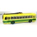 ТБУ-1 троллейбус, желтый/зеленый