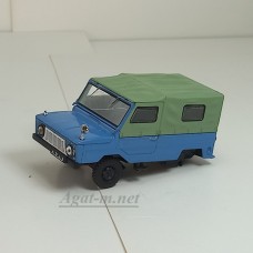 ЛуАЗ-969А "Волынь" 1975-1979 гг. голубой с зеленым (уценка)