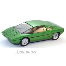 Масштабная модель Lamborghini Bravo Concept Car 1974, Metallic Green