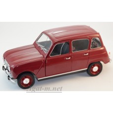 124001-WB Renault 4 1962 темно-красный