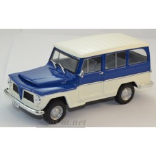 Масштабная модель Willys Rural 4х4 1968, Blue/White