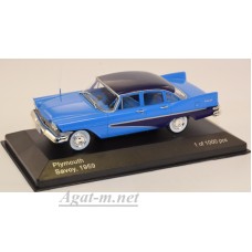 Масштабная модель PLYMOUTH Savoy 1959 Blue/Dark Blue