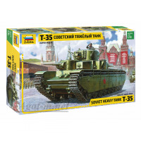 3667-ЗВД Сборная модель. Советский тяжелый танк Т-35