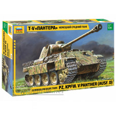 3678-ЗВД Сборная модель. Немецкий средний танк Т-V "Пантера"
