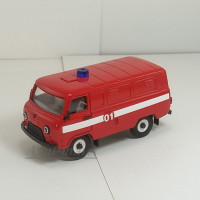 10028-2-УСР УАЗ-3741 фургон пожарный таблетка (металл), красный
