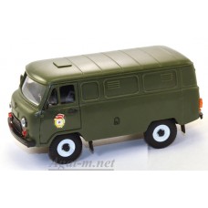 11003-УСР УАЗ-3741 фургон военный "Гвардия" (пластик)