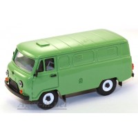 12018-УСР УАЗ-3741 фургон (пластик крашенный), светло-зеленый