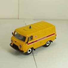 12030-5-УСР УАЗ-3741 фургон скорая медицинская помощь (пластик крашенный), желтый