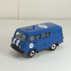 10090-УСР УАЗ-39099 Комби ГАИ (наклейки), синий